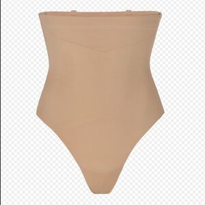 NWT Honeylove SuperPower Thong Sand XL High Waist Tummy Control Shapewear $79